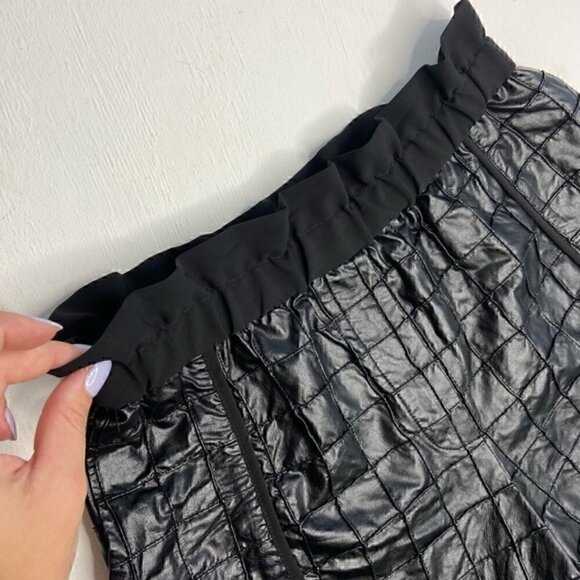Whitney Eve Joshua Tree Faux Leather Shorts Sz S - Picture 4 of 8